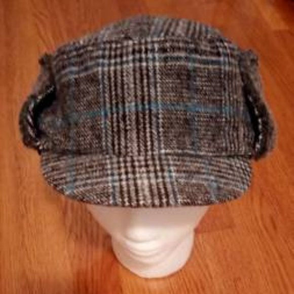 D&Y Men's Wool Trapper Hat with flaps (NEW) - Picture 1 of 3